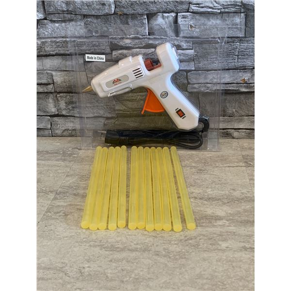 Meltox Premium Dual Watt Hot Glue Gun Kit - Includes 12 Sticks of Glue - New