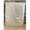 Image 2 : Vinyl Table Cloth - Round - 36"- 44" - Weave Pattern - New