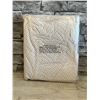 Image 3 : Vinyl Table Cloth - Round - 36"- 44" - Weave Pattern - New