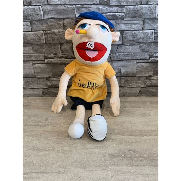 Jeffy Soft Plush Hand Puppet - 24" - New