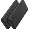 Image 1 : Asperx Power Banks - Model#: HYG003 - 2 Pack - 10000mAh - New - Sealed