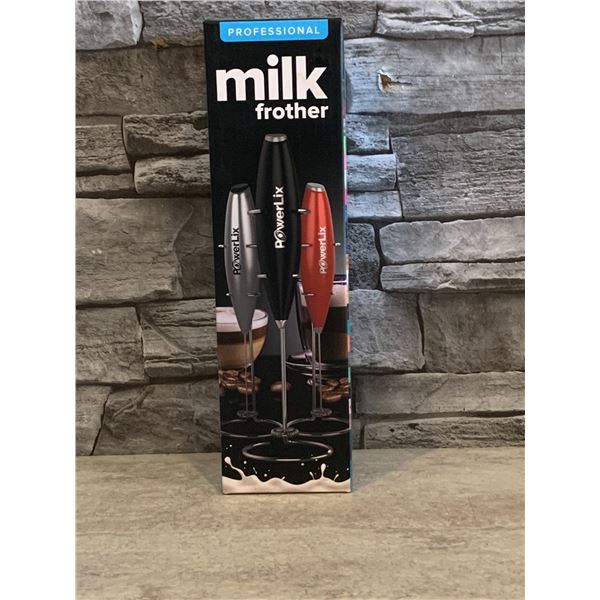 Professional Milk Frother - Red - New