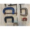 Image 3 : Lot of 5 C-Clamps & Two Welding "Locking" C Clamps