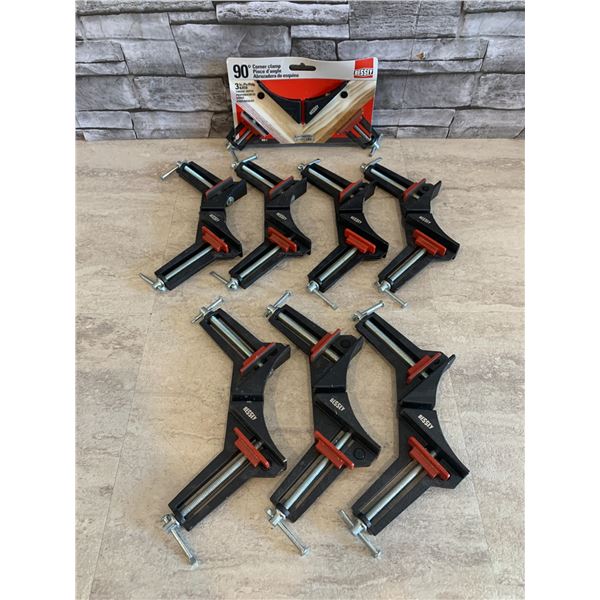 Bag of Bessey Clamps 90 Degree 3 Inch - Works