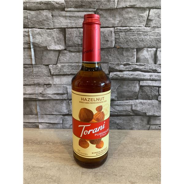 Torani Puremade Syrup Hazelnut 750ml BB 20-Aug-2026