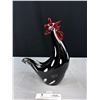 Image 2 : 9" Tall Murano Glass Rooster