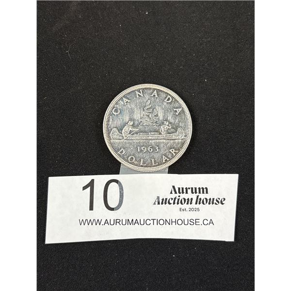 1965 Canadian Silver Dollar in Very Good Condition