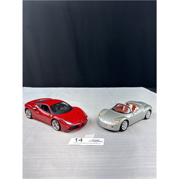 2 1:24 Scale Diecast Cars
