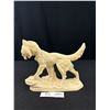 Image 1 : Vintage Carved Figurine Hunting Dog 7"Tall 9" Long