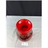 Image 3 : Very Nice 12" Murano Glass Vase Red & Gold