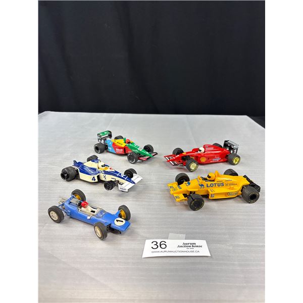 Lot of 5 Slot Cars in Very Good Condition