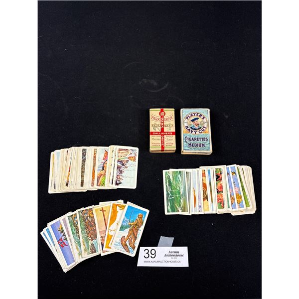 Lot of Vintage Tobbacco Trading Cards and Cigarette Cases