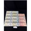 Image 1 : Lot of Old Bank of Canada Banknotes