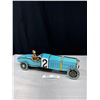 Image 1 : Newer Style 14" Wind Up Tin Racecar excellent Condition