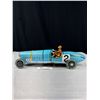 Image 3 : Newer Style 14" Wind Up Tin Racecar excellent Condition
