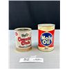 Image 1 : 2 Full Vintage Tins, Molly Oil and Country Club Malt Liqour