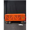 Image 2 : Vintage Strutco Pressed Steel Truck and Trailer Repainted