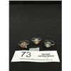 Image 1 : 3 Vintage Silver Rings