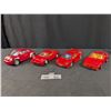 Image 1 : Lot of 4 1:24 Scale Diecast Cars