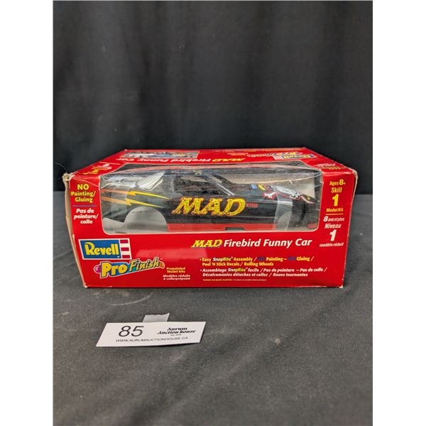 Vintage Mad Firebird Funny Car Model Kit still sealed in box