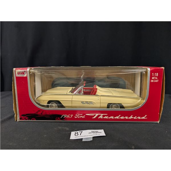 1963 Ford Thunderbird 1:18 scale diecast car 1:19 scale with original box