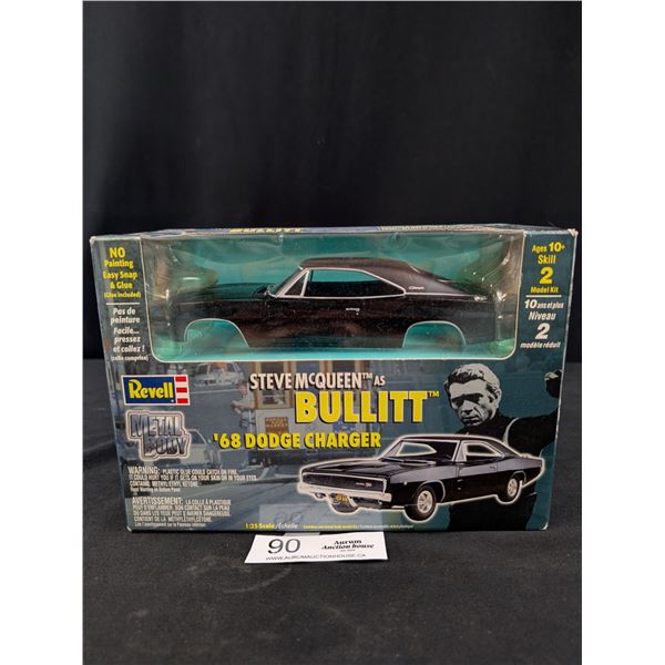 Steve McQueen BULLITT 1968 Dodge Carger metal model kit Sealed in original Box