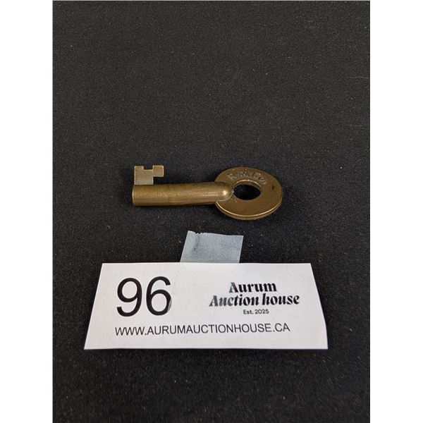 An Antique Brass C.P.R. Cabin Key