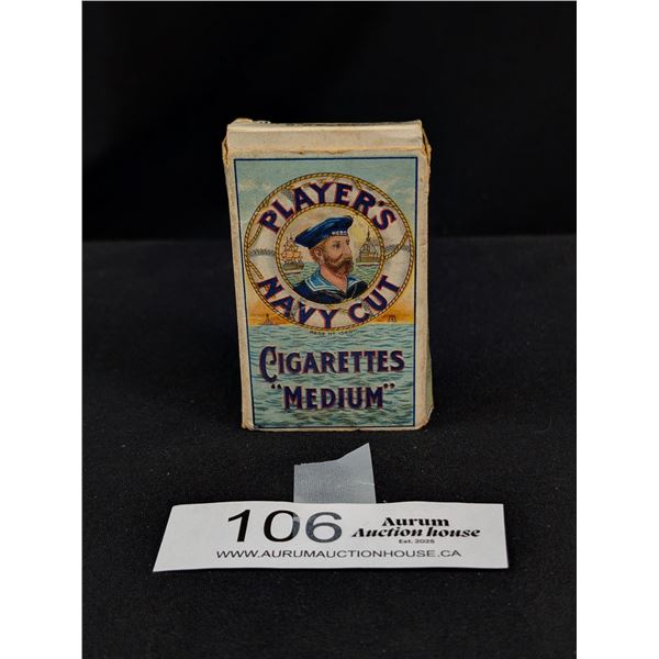 Very Scarce Cardboard Players Cigarette Packet Circa 1920