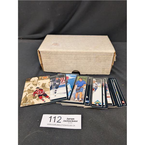 A Box of 1992-93 Pinnacle NHL Trading Cards