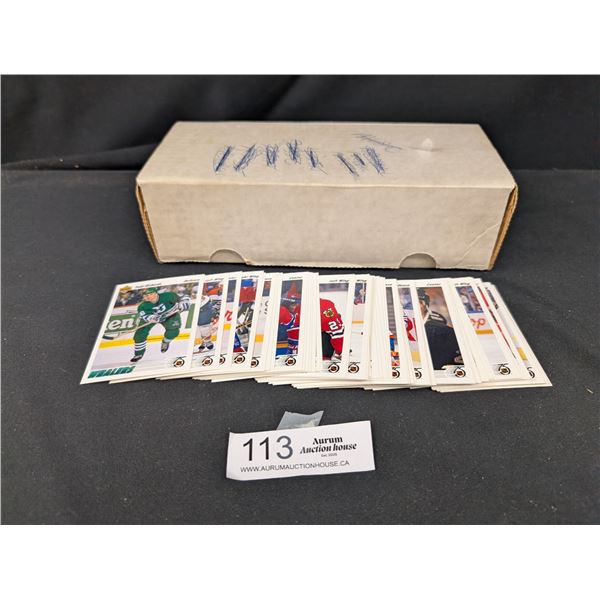 A Box of 1991/92 Upper Deck NHL Trading Cards