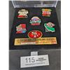 Image 2 : Collectible San Fransisco 49'ers Superbowl Champion Commemorative Pin Set