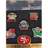 Image 3 : Collectible San Fransisco 49'ers Superbowl Champion Commemorative Pin Set