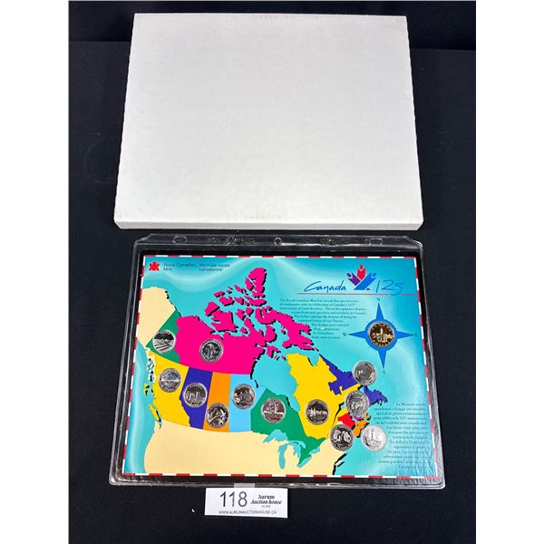 Canada 1/25 Year Coin Set, In Box