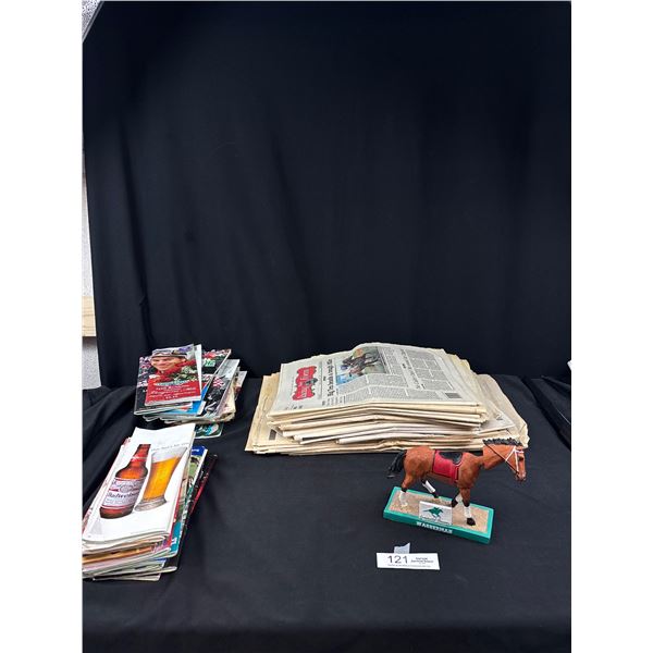Large Lot of Horse Racing Magazines and Programs, 70s - 2000s