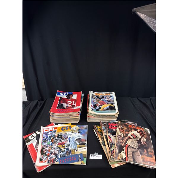 Large Lot of CFL Magazines From the 70s-90s