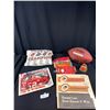 Image 1 : Collectible Football Lot, BC Lions, 85 Grey Cup Sweater + Ball Budweiser Tickets, Etc