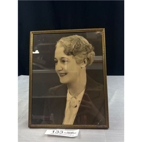 1930s + 40s Brass Stand Up Photo Frame