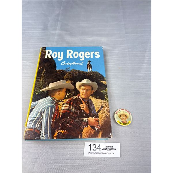 1950s Roy Rogers Annual + Grape Nuts Badge
