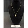 Image 1 : Vintage Gold w/ Australian Opal Stone Pendant + Chain Necklace