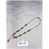 Image 3 : Vintage Black Onyx Inlaid Silver Necklace