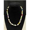 Image 2 : Millefiori Beads + Pearls Necklace