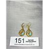 Image 1 : Lovely Pair of Gold Plated w/ Australian Opal Earrings