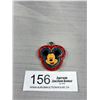 Image 1 : Enameled Steel Rotating Mickey Mouse Disneyland Pendant , Marked © Disney
