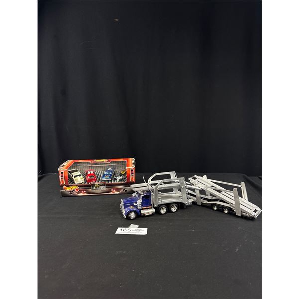 Unopened Box of Hotwheels Special Edition + Car Hauler