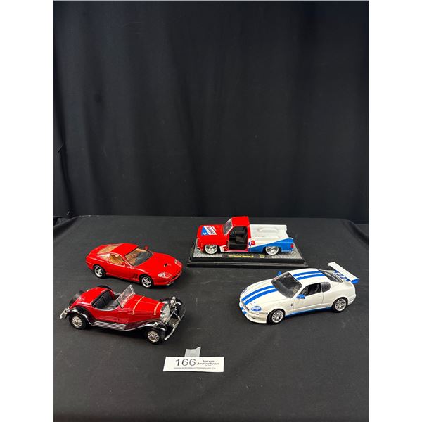 Lot of 4 1/24th Diecast Cars