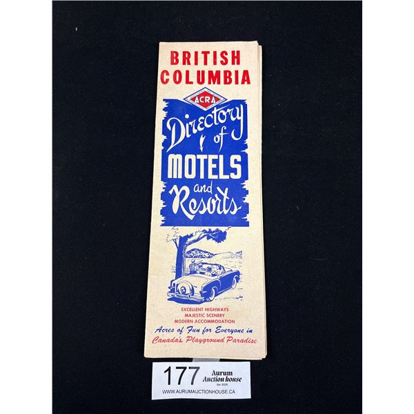 A Very Early Fold Out Guide for Victoria 1930s