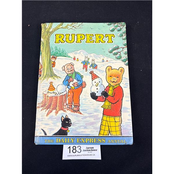1974 Vintage "Rupert The Bear" Annual