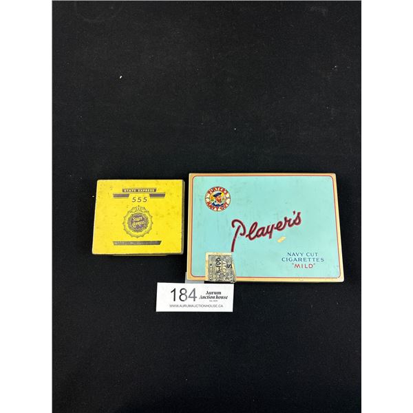 2 Vintage Cigarette Tins (Great Condition)