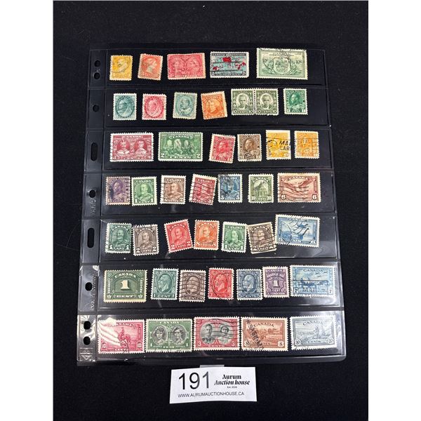 Newfoundland Stamp Selection, Mint and Cancelled