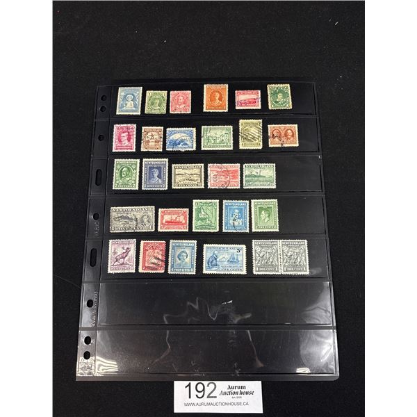 Newfoundland Stamp Selection Mint and Cancelled Issues